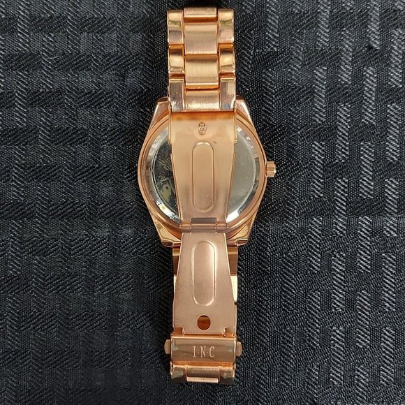 NIB INC INTERNATIONAL CONCEPTS ROSE GOLD-TONE BRACELET WATCH - Picture 10 of 16